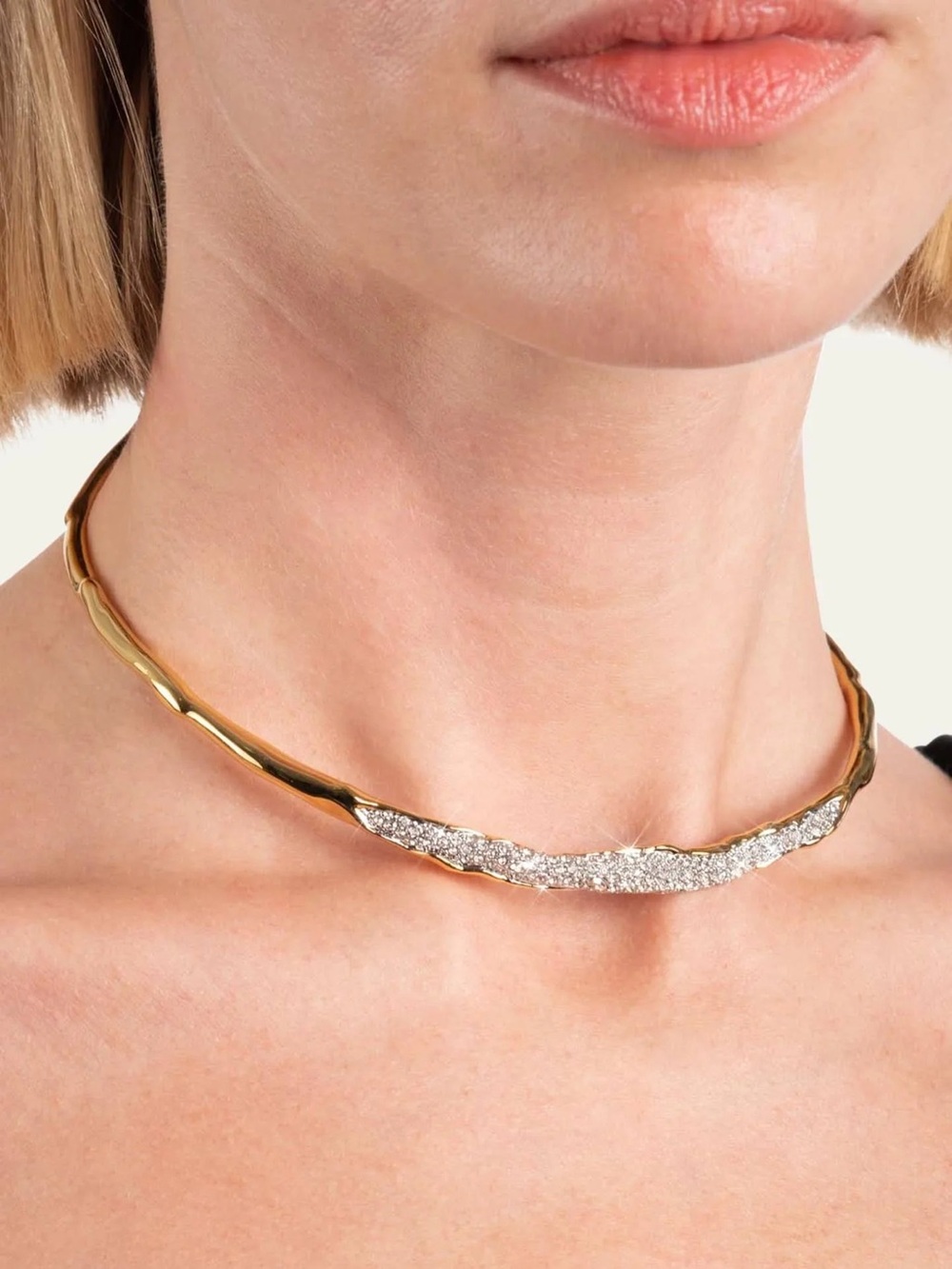 ALEXIS BITTAR Solanales Gold Crystal Skinny Collar - Picture 5 of 9